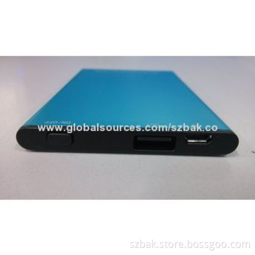 D7 Portable Power Bank, 8,000mAh, 9.3*65*116mm, Good Quality and Competitive Price